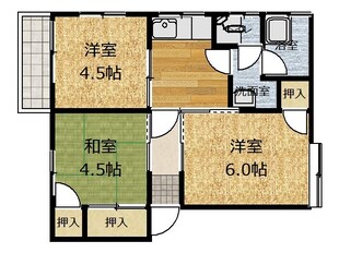 ハイツ上野の物件間取画像